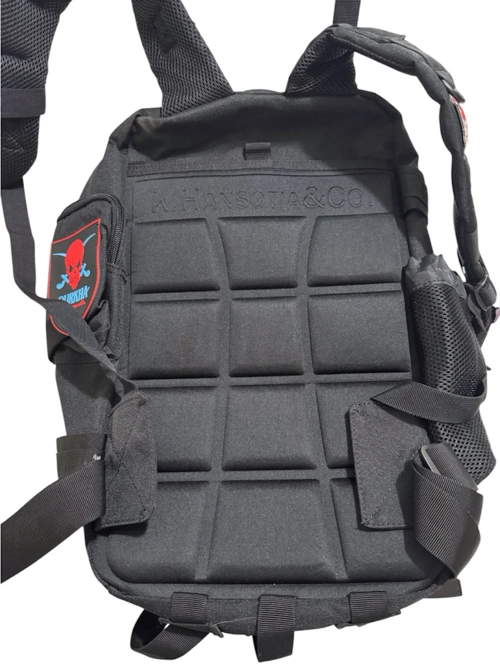 Gurkha Cigars K. Hansotia Co. Tactical Backpack Outdoors Skull Patches
